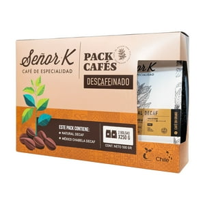 Café Señor K - Café Grano Entero 100% Robusta Señor K India Kerala 250G
