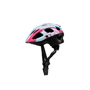 Lahsen - Casco Niña Blanco Con Diseño Rosado Hb3-5