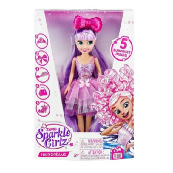 SPARKLE GIRLZ MUNECA PEINADO SONADO 27 CMS 5 SORPRESAS
