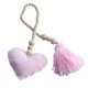 thumbnail image 2 of colgante de borla de cuentas de madera colgante de mosquitero empate de pared adorno rosa corazón, 2 of 3