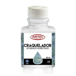 Craquelador. Acabado Agrietado, 80 Ml. Artel Blanco
