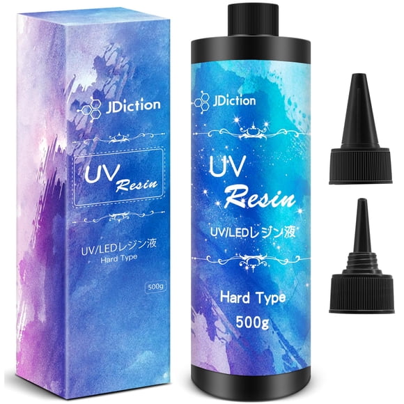 Resina UV JDiction 500 g, adhesivo epoxi duro transparente