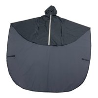 Magideal - Poncho Para Silla De Ruedas, Cierre De Cuello Seguro Con Capucha Con Tirarere Reflectante, Cubierta De Poliéster, Capa De Lluvia Impermeable , Azul Azul Oscuro