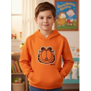 Nickelodeon - Polerón Niño Garfield Naranja 6