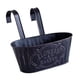thumbnail image 5 of Maceta Colgante Rústica De Hierro Para Barandilla De Patio, Apartamento O Casa De Campo, Color Negro., 5 of 5