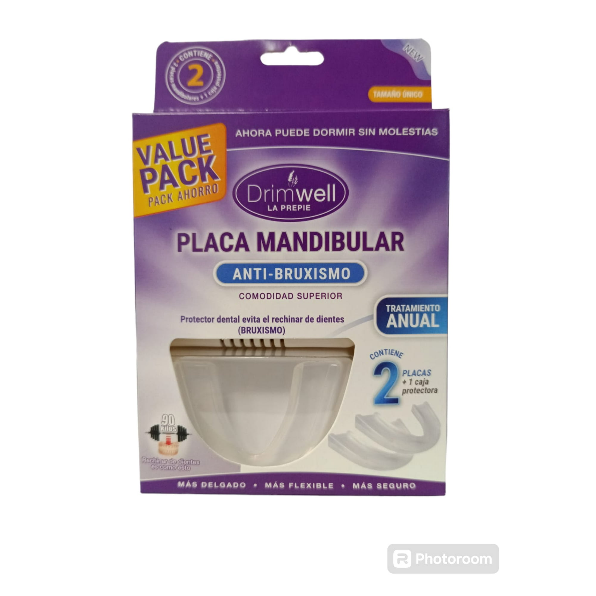 Drimwell - Placa De Bruxismo Pack 2 Unidades