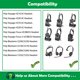 thumbnail image 2 of Almohadillas de repuesto para auriculares ACCOUTA Poly Voyager Focus UC/2 UC, 2 of 9