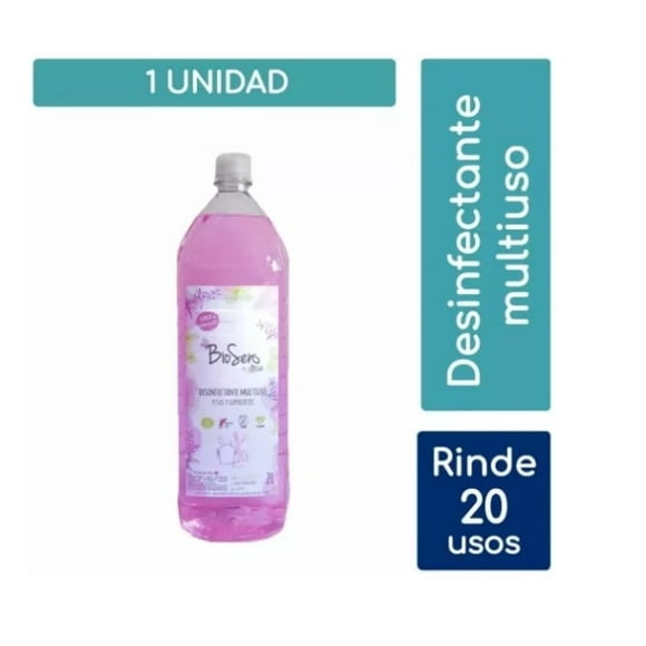 Desinfectante Multiuso Biodegradable Biosens Lavanda 2L - Limpieza Natural y Aroma Fresco