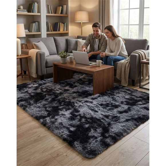 Alfombra Shaggy Peluda Extra Suave VERANO / INVIERNO 240 x 200 cm