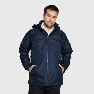 Jayson - Parka Basica Hombre Azul Marino Xl