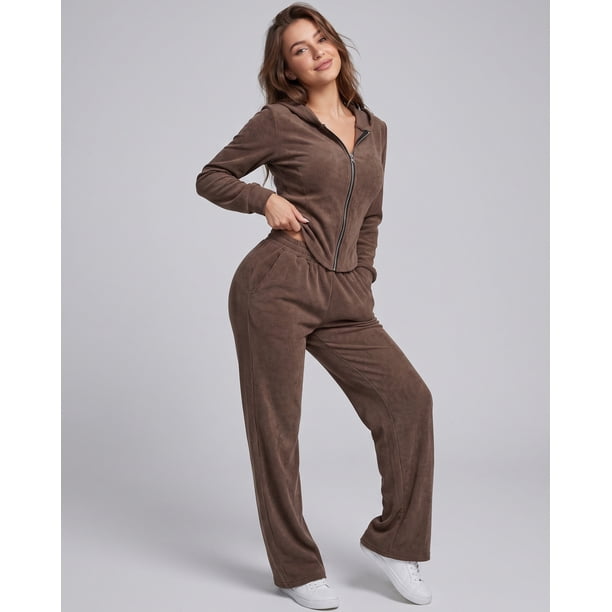 Set Urban Mujer Invierno Palazzo Gorro Estilo Moderno - ZL042
