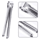 thumbnail image 3 of Pinzas para hielo de acero inoxidable para cubos de hielo Pinzas para servir cubitos de hielo con dientes, 3 of 5