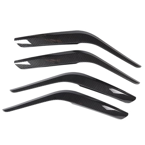 Ioensy - Juego De 4 Cubiertas De Manija De Puerta Interior Para Bmw X1 E84, Piezas Decorativas Resistentes, Patrón De Fibra De Carbono