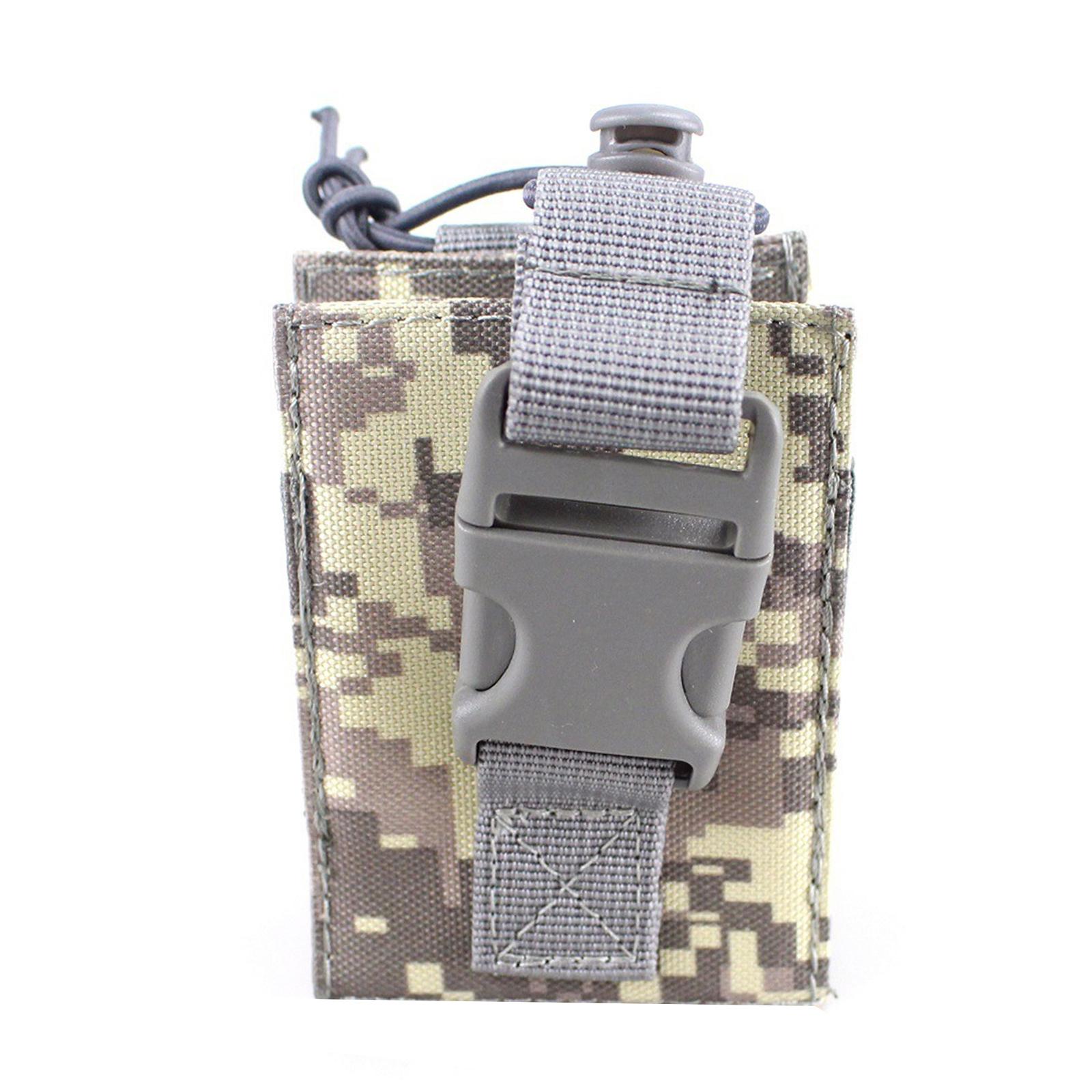 Ioensy - 1 Funda Para Radio, Riñonera Portátil Ligera, Universal, Para Acampar, Multicolor A