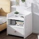 thumbnail image 2 of Mesa De Noche Clásica Con Cajón Blanco Dormitorio, 2 of 2