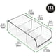 thumbnail image 5 of Organizador de plástico para cocina, para guardar paquetes de alimentos, especias, aderezos, chocolate caliente, té y sobres de azúcar en la despensa, armarios o encimeras. Paquete de 2. Transparente., 5 of 8