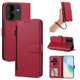 thumbnail image 1 of Funda con Billetera para [BLU View 5] con Bolsillo Zipper y Tarjetero Rojo, 1 of 6