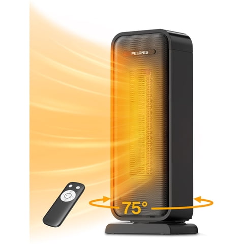 Calentador Espacial Pelonis De 16 Pulgadas Y 1500 W Con Oscilación Y Control Remoto