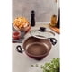 thumbnail image 3 of Arrocera Tramontina Paris en Aluminio con Revestimiento Interno y Externo Antiadherente Starflon Max Rojo con Tapa de Vidrio 24 cm 2,8 L, 3 of 4