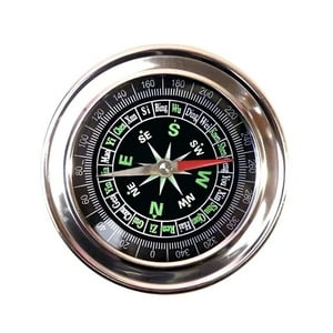 Genérico - Brújula Acero Inoxidable 77Mm X 14Mm