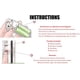 thumbnail image 5 of Pack de 2 controles Burcica para Wii Remote y Nunchuck, blanco, 5 of 6