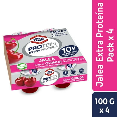 Jalea Lonco Protein Guinda Pack 4X100G 400 G Loncoleche