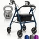 thumbnail image 1 of Rollator Walker Vive Ultraligero Con Asiento Y 6 Ruedas, 1 of 9