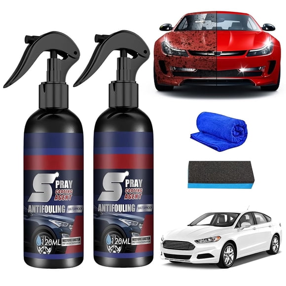 Spray Cerámico 3 en 1 para Auto Warmow RYUO123 2 Pcs 120 ml