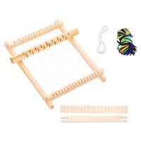 Magideal - Kit De Telar De Madera, Portátil, Para Manualidades, Reparación, Herramienta Para Tejer A Mano, Máquina De Tejer Para Principiantes, Bufandas Tejidas.