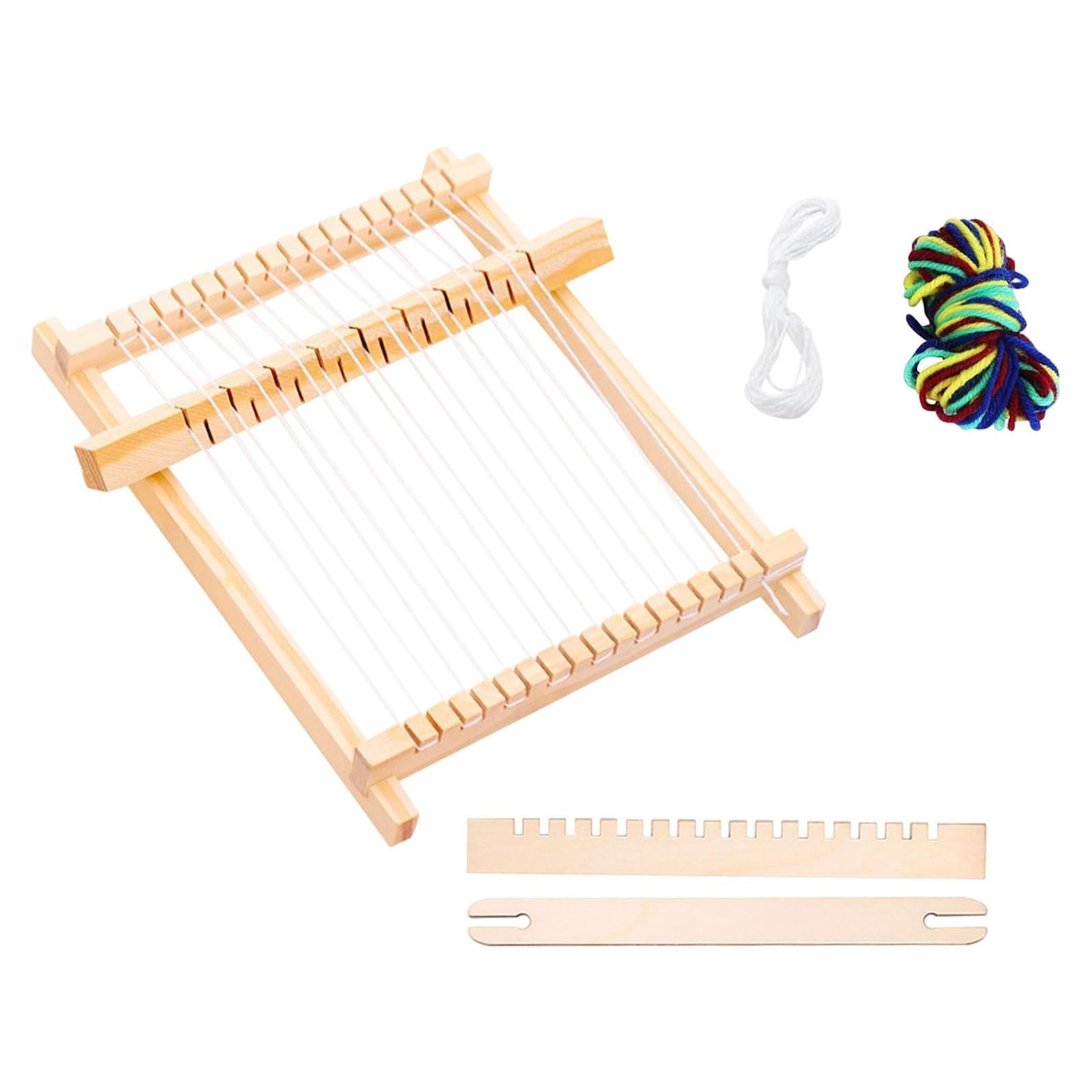 Magideal - Kit De Telar De Madera, Portátil, Para Manualidades, Reparación, Herramienta Para Tejer A Mano, Máquina De Tejer Para Principiantes, Bufandas Tejidas.