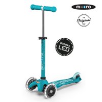 Scooter Micro Mini Deluxe Led Aqua