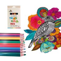 Seigard - Set De 12 Lápices Triangulares Jumbo Colores