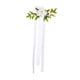 thumbnail image 4 of Respaldo De Silla De Boda Con Flores Artificiales Para Banquetes De Celebración Navideña En Color Blanco, 4 of 5