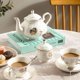 thumbnail image 2 of Juego de té CHENP.HMC de porcelana cerámica de 22 piezas para 6 personas, 2 of 7