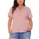 thumbnail image 1 of Agnes Orinda Blusas Casuales de Verano para Mujer de Talla Grande para la Escuela Universitaria, 1 of 6