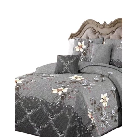 Genérico - Cubrecama Quilt Verano 2 Plazas + 2 Fundas Almohada D19