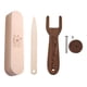 thumbnail image 1 of Rodillo de costura de madera dura para sastre, modista, acolchador, prensador, rodillo de empuje para costura, rueda de presión para decoración del ho, 1 of 5
