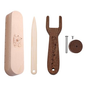 Magideal - Rodillo De Costura De Madera Dura Para Sastre, Modista, Acolchador, Prensador, Rodillo De Empuje Para Costura, Rueda De Presión Para Decoración Del Ho