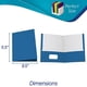 thumbnail image 3 of Folders VEEBOOST 2 bolsillos con capacidad para 100 hojas, varios colores, 100, 3 of 6