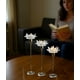 thumbnail image 3 of Set 3 Portavelas Decorativo Flor Pétalos Adorno Hogar Jhn, 3 of 3