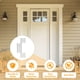 thumbnail image 4 of Bisagras Para Puerta Mosquitera Paquete De 3 Aluminio Blanco Mate, 4 of 5