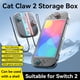 thumbnail image 3 of Funda protectora para Nintendo Switch 2 con soporte para 14 tarjetas y caja de almacenamiento para mandos izquierdo y derecho, 3 of 12
