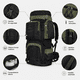 thumbnail image 3 of Mochila Trekking Camping 80 Litros Impermeable, 3 of 8