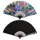 thumbnail image 5 of Mia y Codie Abanico Plegable Chino, Abanico de Mano de Poliéster Plegable, Abanicos para Baile Fiesta Hogar, Adecuado para Hogar, Oficina, Fiesta, 5 of 6