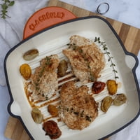 La Créole - Sarten Grill Naranja 26X26X5,1 La Crèole®