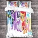 thumbnail image 3 of Funda Nórdica De My Little Pony Para Adolescentes Y Adultos Con Estampado 3d De Personajes De Anime Juego De Ropa De Cama De Microfibra Suave Con Cierre De Cremallera, 3 of 3