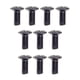 thumbnail image 3 of 10pcs interruptores sintonizadores de los tornillos cabezas de la máquina del engranaje montaje de piezas de los tornillos negro, 3 of 5