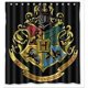 thumbnail image 1 of Cortina de ducha con diseño de insignia de Hogwarts de Harry Potter, juego de cortinas de baño con ganchos, tamaño 66 x 72 pulgadas, 1 of 3