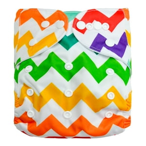 Pequelandia - Pañalde Tela Lavable Zigzag Colores