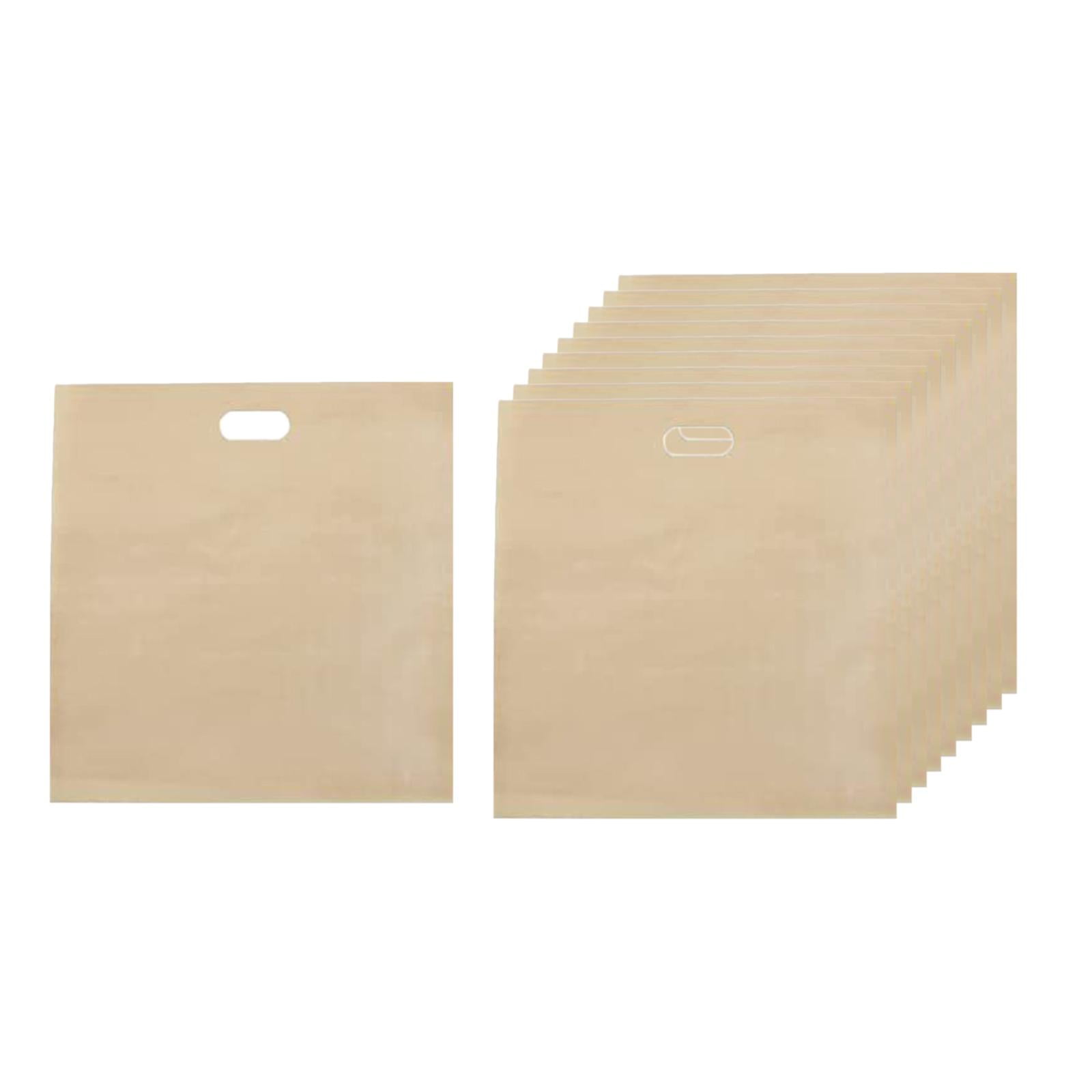 Uucntr - Bolsas Reutilizables Para Tostadora, Bolsas Antiadherentes Para Sándwich Tostado, Para Pan, Pizza, Aperitivos, 16x16,5 Cm, 10 Uds.